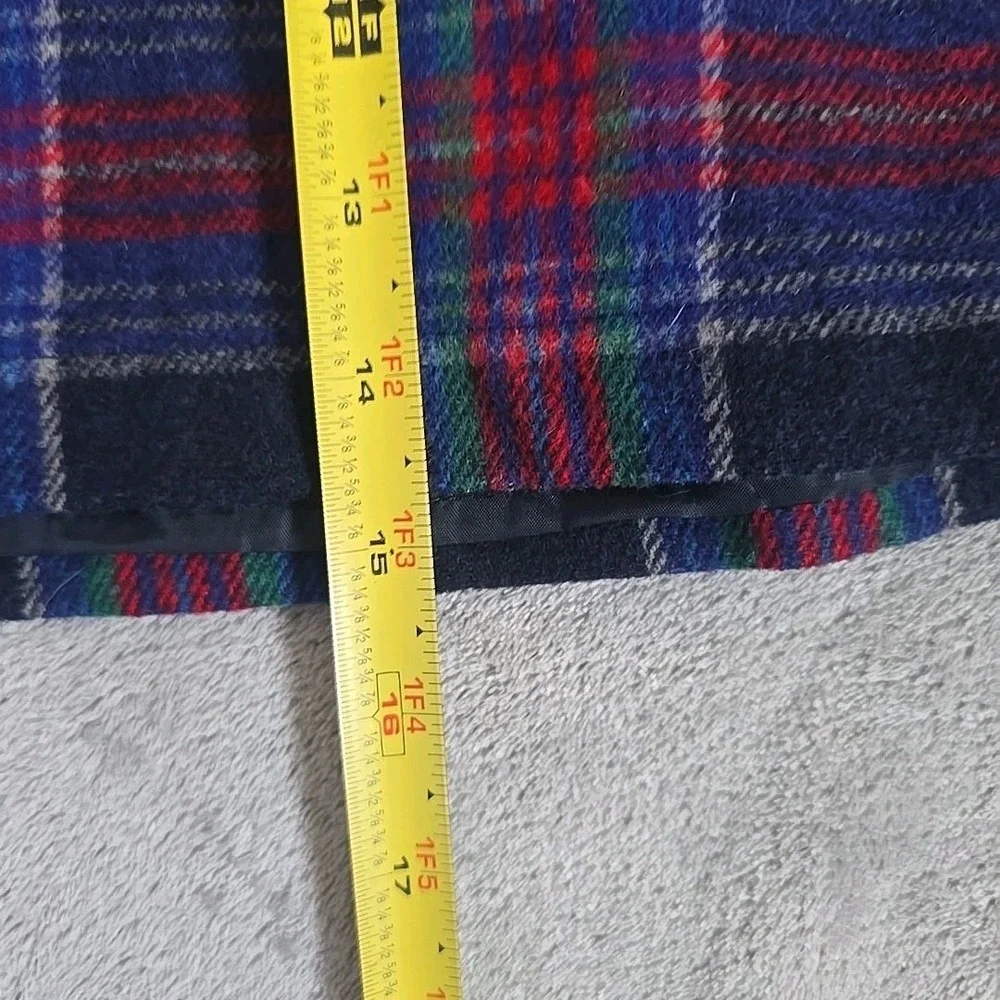 Old Navy‎ Skirt Girls XL (14) Blue And Red Plaid A Line Casual Preppy Classic